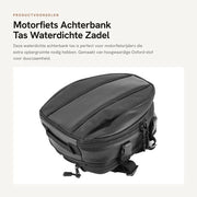 Tas posteriore impermeabile - 7,5-10 litri - tessuto Oxford di alta qualità - tasca posteriore
