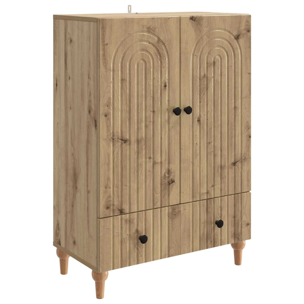 Credenza con cassetto Rovere Artigianale 66 x 34,5 x 95 cm