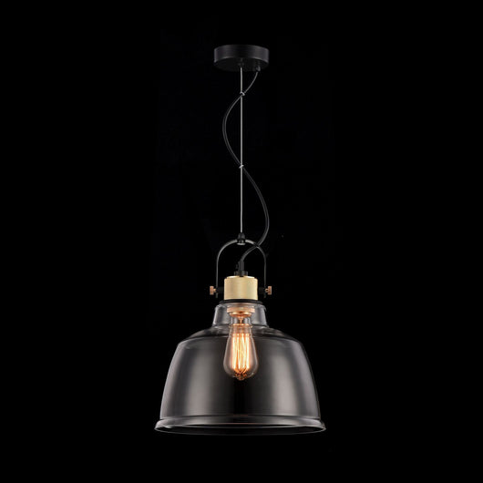 Lampada pendente Pendant in Metallo Irving Nero