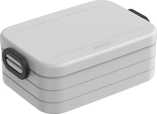 Lunchbox, 900 ml di capacità, contenitore per pane con divisorio - ideale per la preparazione delle pasti, lavabile in lavastoviglie, polipropilene, Limited Edition Cool Grey (grigio)