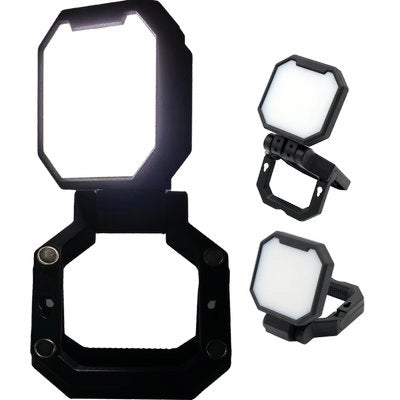 PROIETTORE LED COB OYSTER LUCE QUADRA - RICARIC 2000 LUMEN CM 10,8X13,8 H.CM 4,3 + MAGNETE