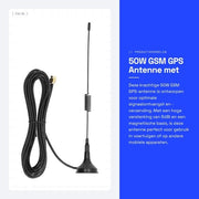 Antenna GSM 50W 6dBi Alta Gittata - Antenna Omnidirezionale - Antenna a Base Magnetica - 824-960MHz - 1710-2170MHz - Adatto per GPRS