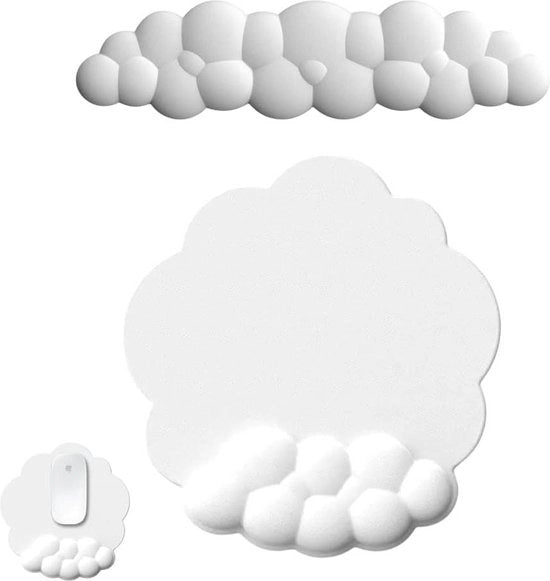 Tavolo da disegno ergonomico con supporto per palmo della mano e base antiscivolo - riduzione del dolore - schiuma di supporto - bianco