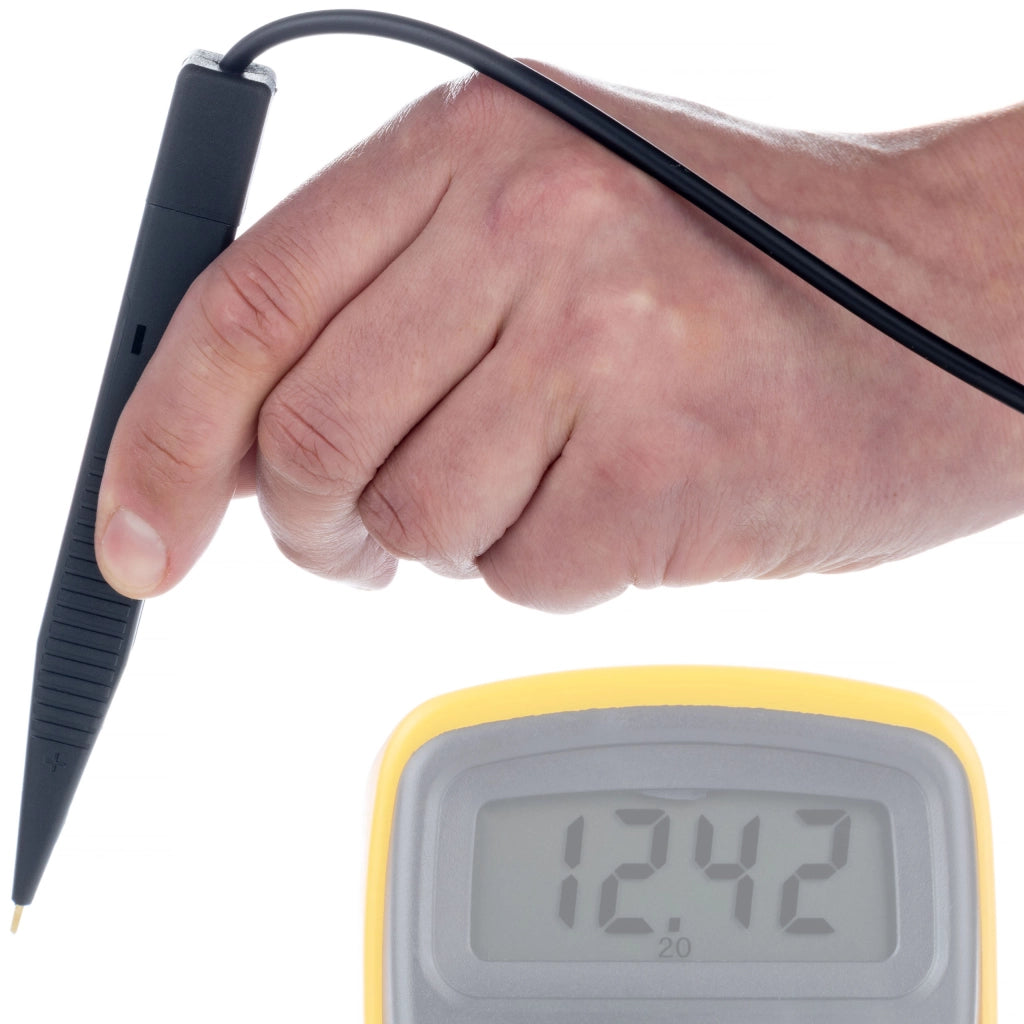 Cavi di Misura per Multimetro 1000V/20A – Punta a Spillo, Isolamento in Silicone | Lunghezza 50 cm, Compatibile con SMD