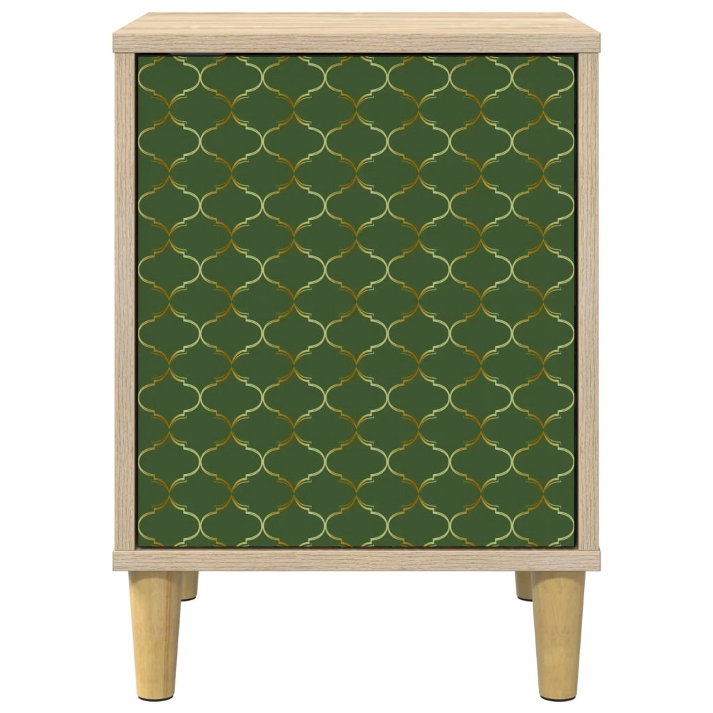 Armadio da Notte GELEEN 2 pz Rovere Sonoma 36 x 33 x 50 cm 8007194