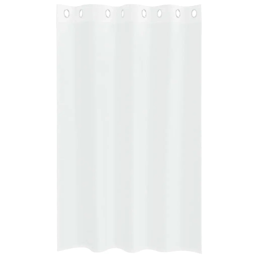 Tenda in Velo 2 pz Bianco 175 x 140 cm Poliestere 4107983