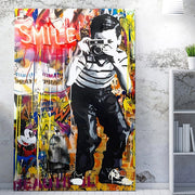Naneteno, Quadro Materiale Struttura in Tessuto, 50x70h cm Multicolore