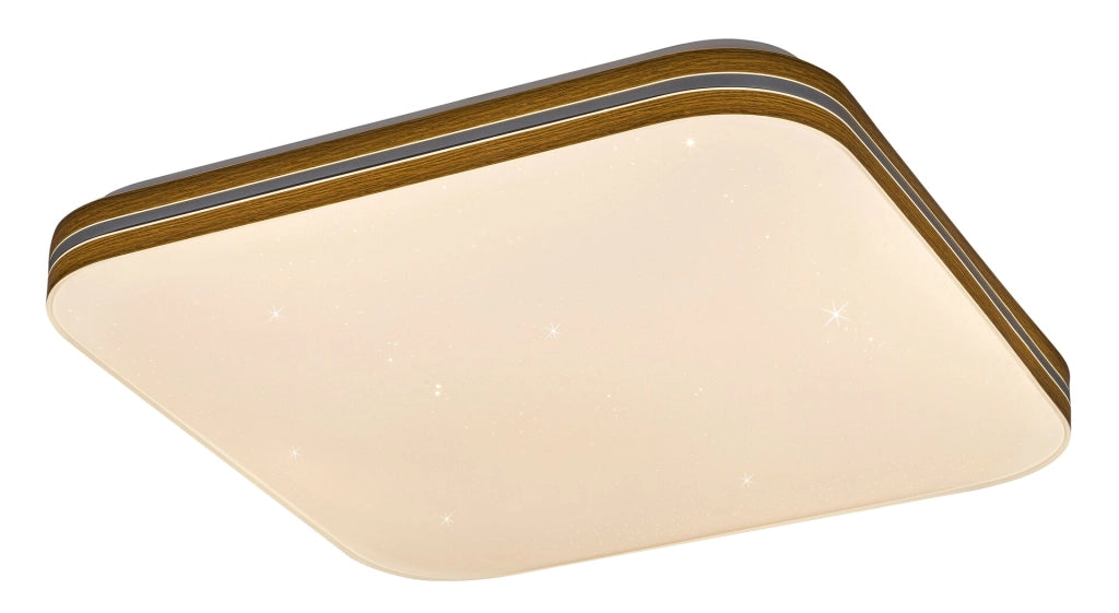 Plafoniera LED Rabalux Oscar2 bianca quadrata 33cm 18W 3000K