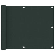 Schermo per balcone schermo per la privacy verde scuro 75 x 300 cm tessuto Oxford 02_0010438