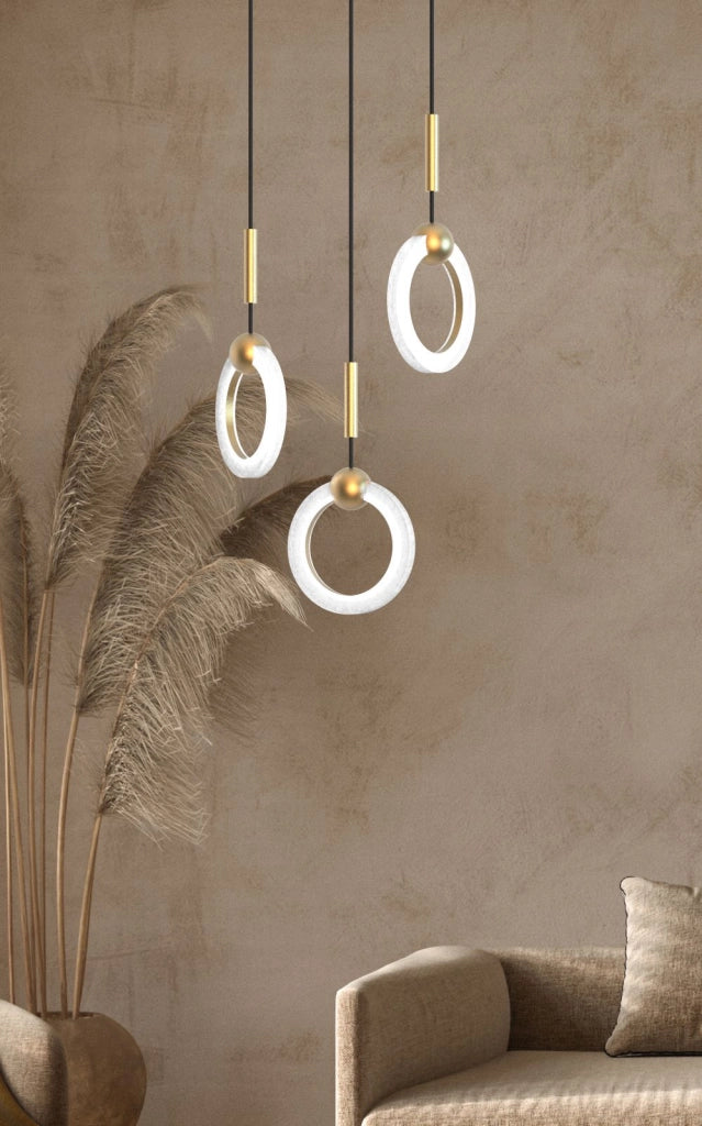 LAYLA-CO Sospensione 1 luce led 11W dimmerabile SDD 2800-5000k senza base diffusore satinato