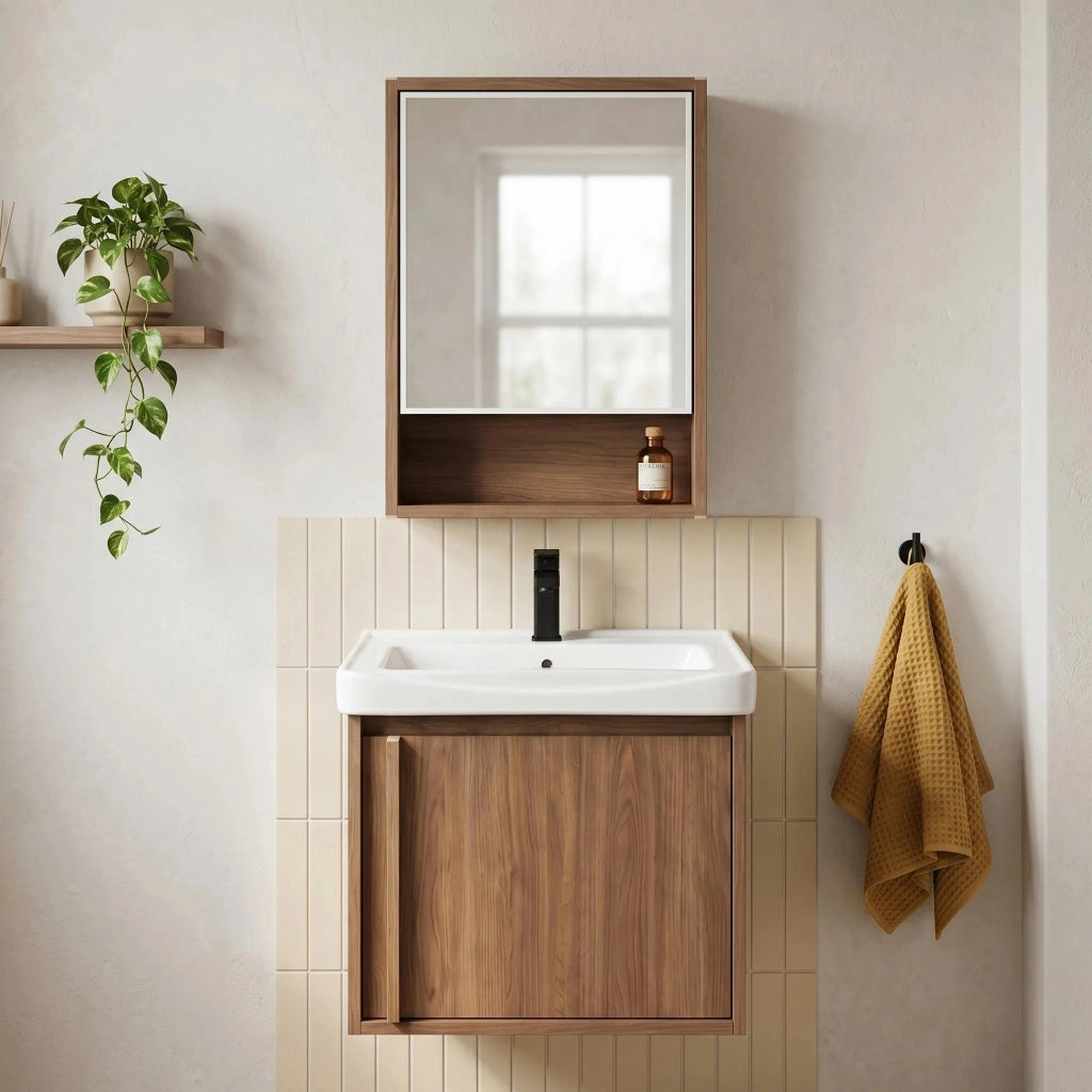 Set Di Mobili Da Bagno Con Lavabo Gama T25023 Hhl 50cm