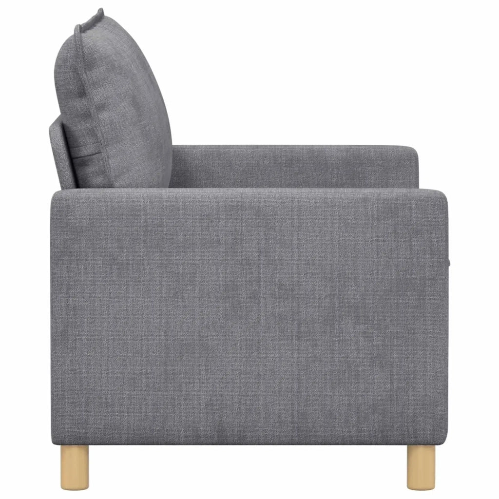 Divano Grigio Chiaro 126 x 81 x 87,5 cm Poliestere 42028820