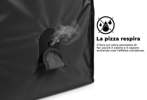 Borsa Termica Rigida Magnetica Porta Pizze da Asporto 10 Cartoni Safemi Magnetic 10 Nera