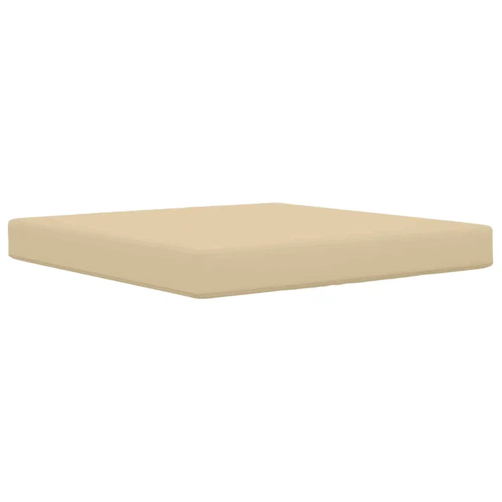Cuscino per divano da esterno Beige 80 x 80 x 8 cm Poliestere 900815