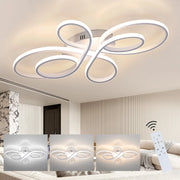 ZMH Lampada da soffitto LED grande dimmerabile 100 cm 90W moderna per soggiorno
