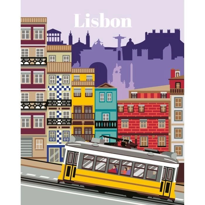 CreArt 24x30 cm Lisbona, Attività rilassante e creativa, 25522, Ravensburger