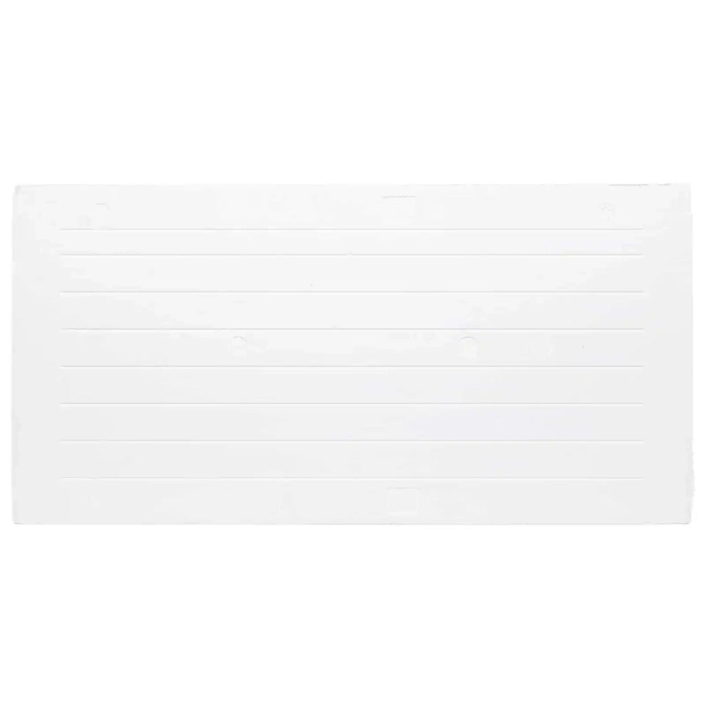Pannelli da parete 10 pz Rosso e Bianco 100 x 50 cm CFW1380176