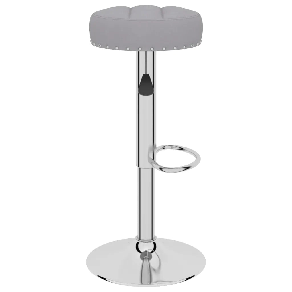 Sgabelli da Bar 2 pz Grigi in Tessuto cod mxl 57318