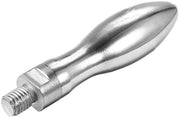 Manubrio a Mano in Carbonio - Acciaio - 100x23 mm - Manubrio con Maniglia - Resistente alla Corrosione e all'Ossidazione - Per Apparecchiature di Automazione