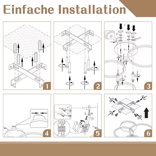 ZMH Lampada da soffitto plafoniera LED dorata dimmerabile 74W telecomando moderna per camera letto soggiorno sala pranzo