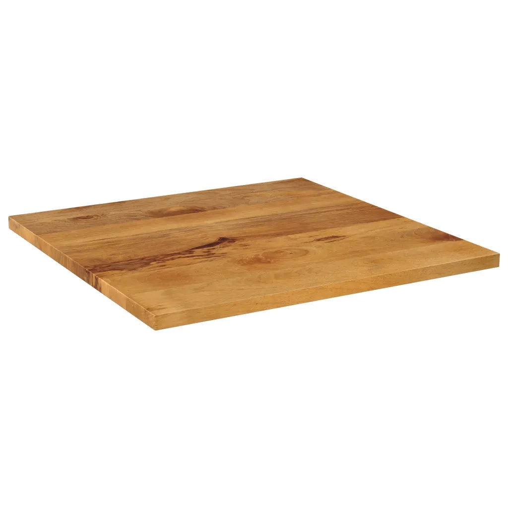 Piano per Tavolo 80x80x3,8 cm Quadrato Legno Massello di Pino 371675