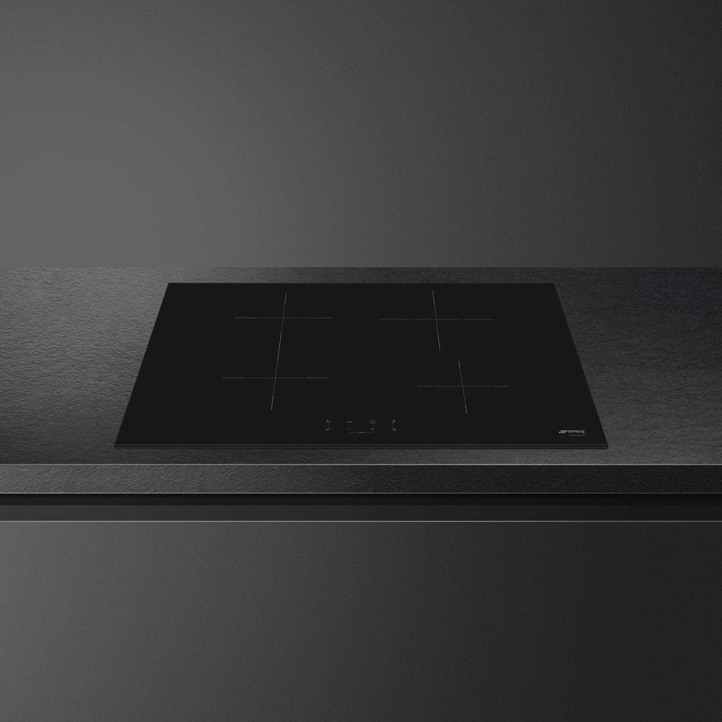 Smeg Universal SI1B2742D piano cottura Nero Da incasso 75 cm Piano cottura a induzione 4 Fornello(i)
