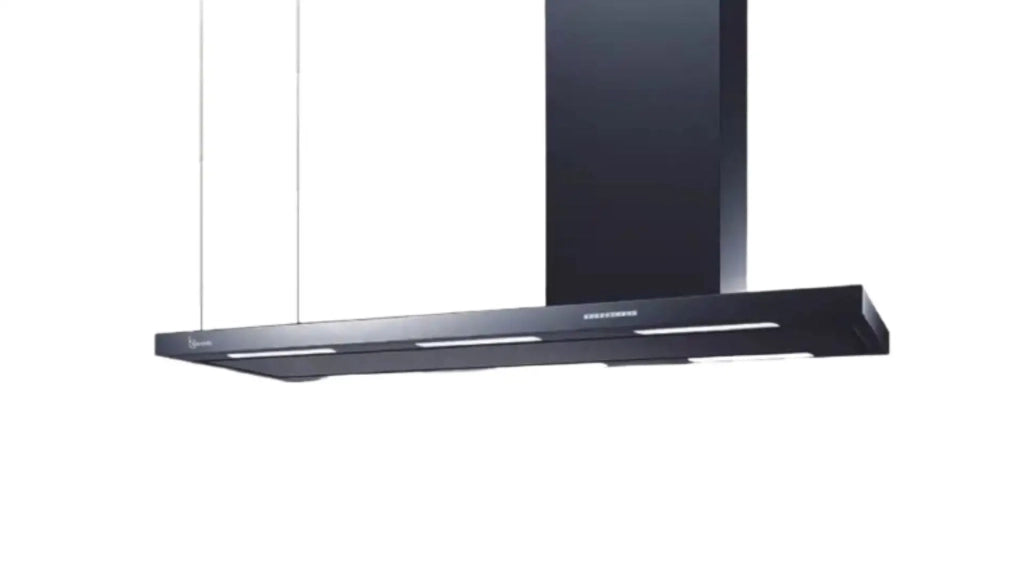 CAPPA ELEA ISOLA cm 176x60 camino destra - Nera - 900 m3/h