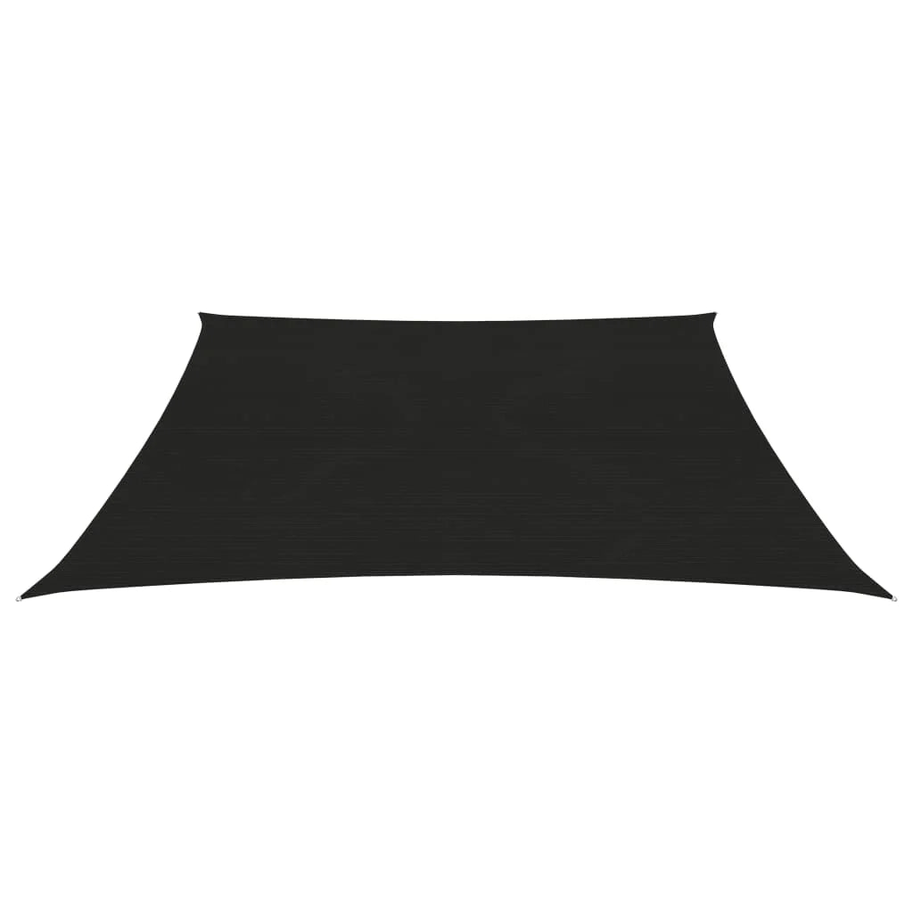 Vela ombreggiante/ombrellone 160 g/m² 4,5 x 4,5 m HDPE nero 02_0009207