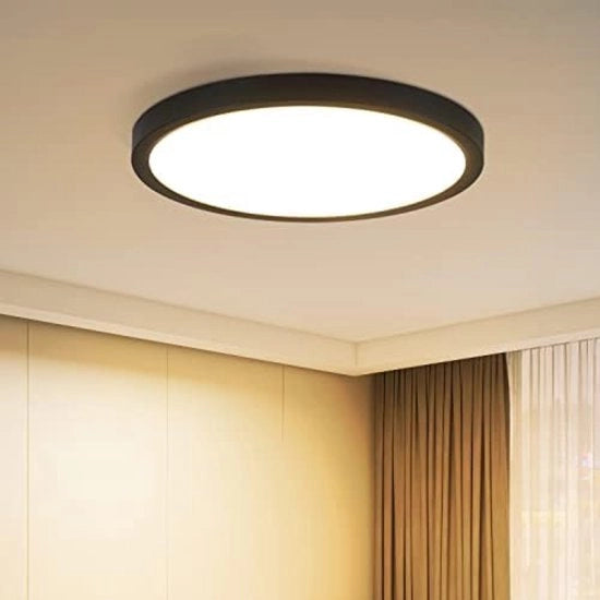 Lampada da Bagno a Soffitto - Plafoniera da Bagno - Lampada da Bagno - Nero