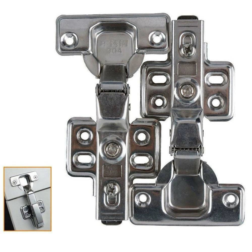 Trade Shop - Cerniere 2 Pz Armadi Mobili Cerniera Cardine Ante Pensili Cucina Credenza -