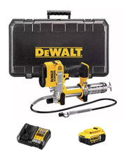 Pistola per il grasso DeWALT DCGG571P1K (1 x 5,0 Ah + DCB1104 + Maletín de transporte)