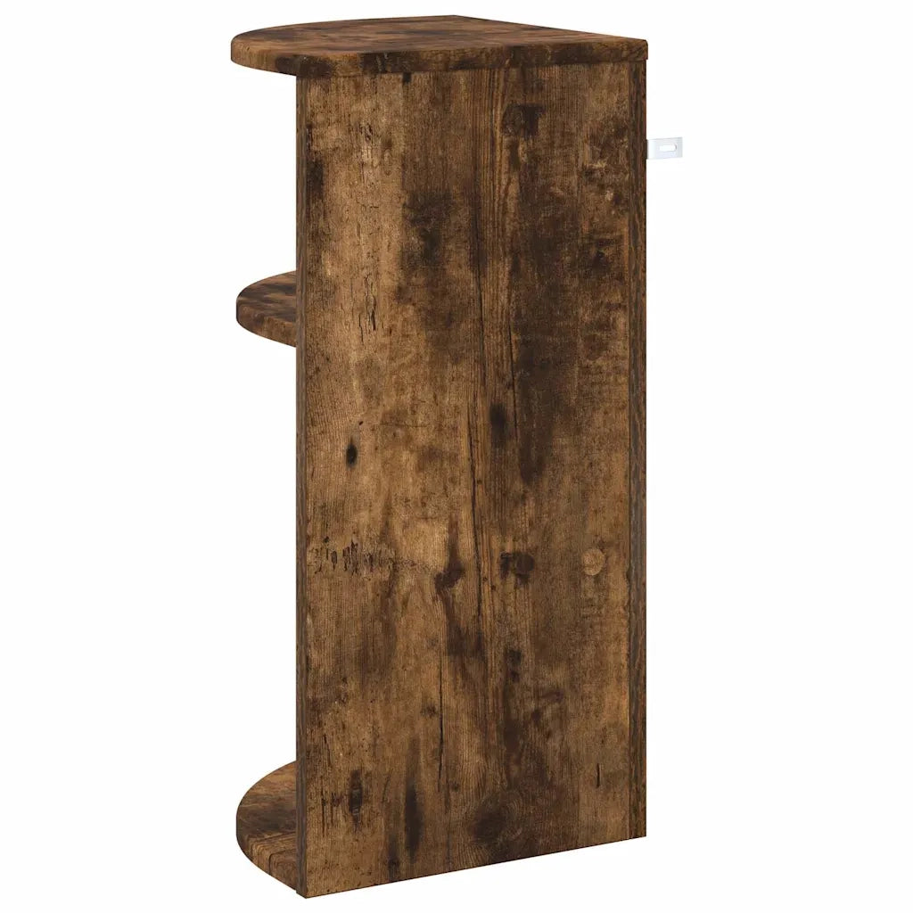 Tavolino | Tavolo laterale Rovere fum¨¦ 29,6 x 29,6 x 60 cm Legno multistrato