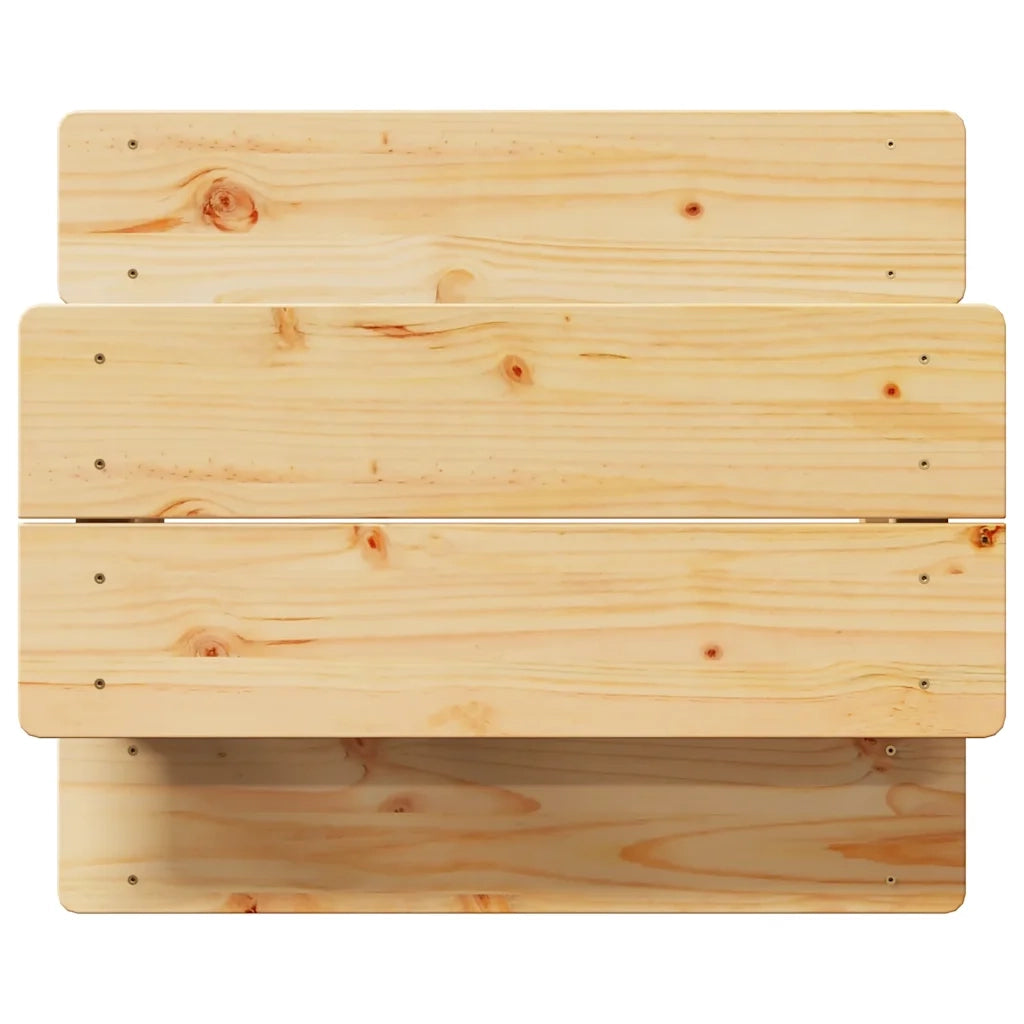Tavolo per Bambini con Panche IRUN 90x79,5x50 cm Legno Massello CFW1882877