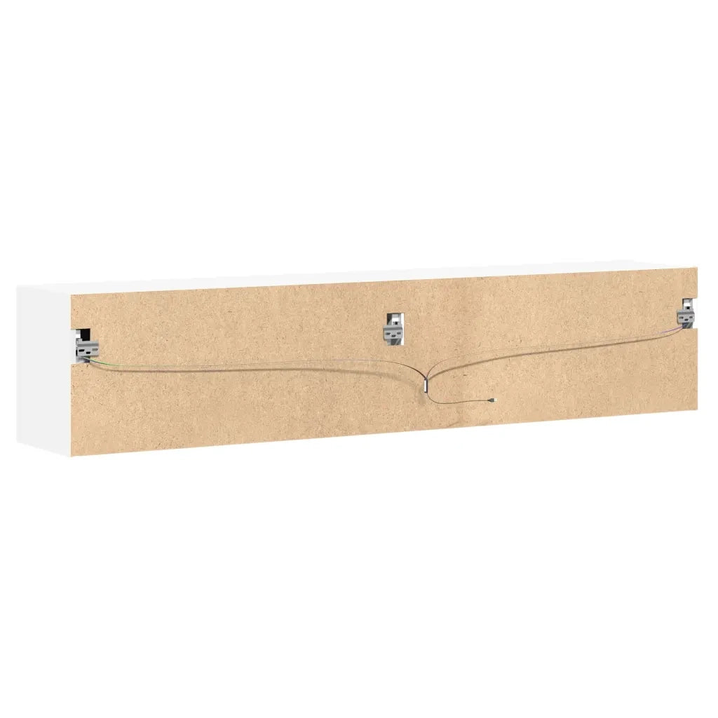 Mobile TV a Parete con LED Bianco 180x31x38 cm 3307947
