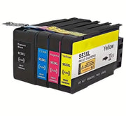 Pacchetto di 4 Bottiglie di Inchiostro per Stampante compatibile con HP 955XL per Stampanti HP 7720 7730 7740 8720 8730