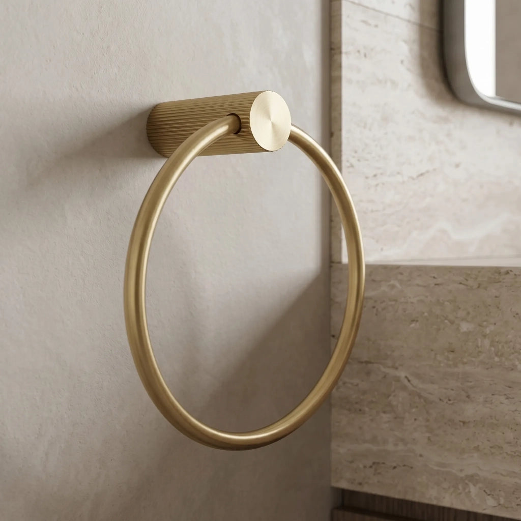 Appendino Da Bagno Ring 64106 Solo Brush Gold