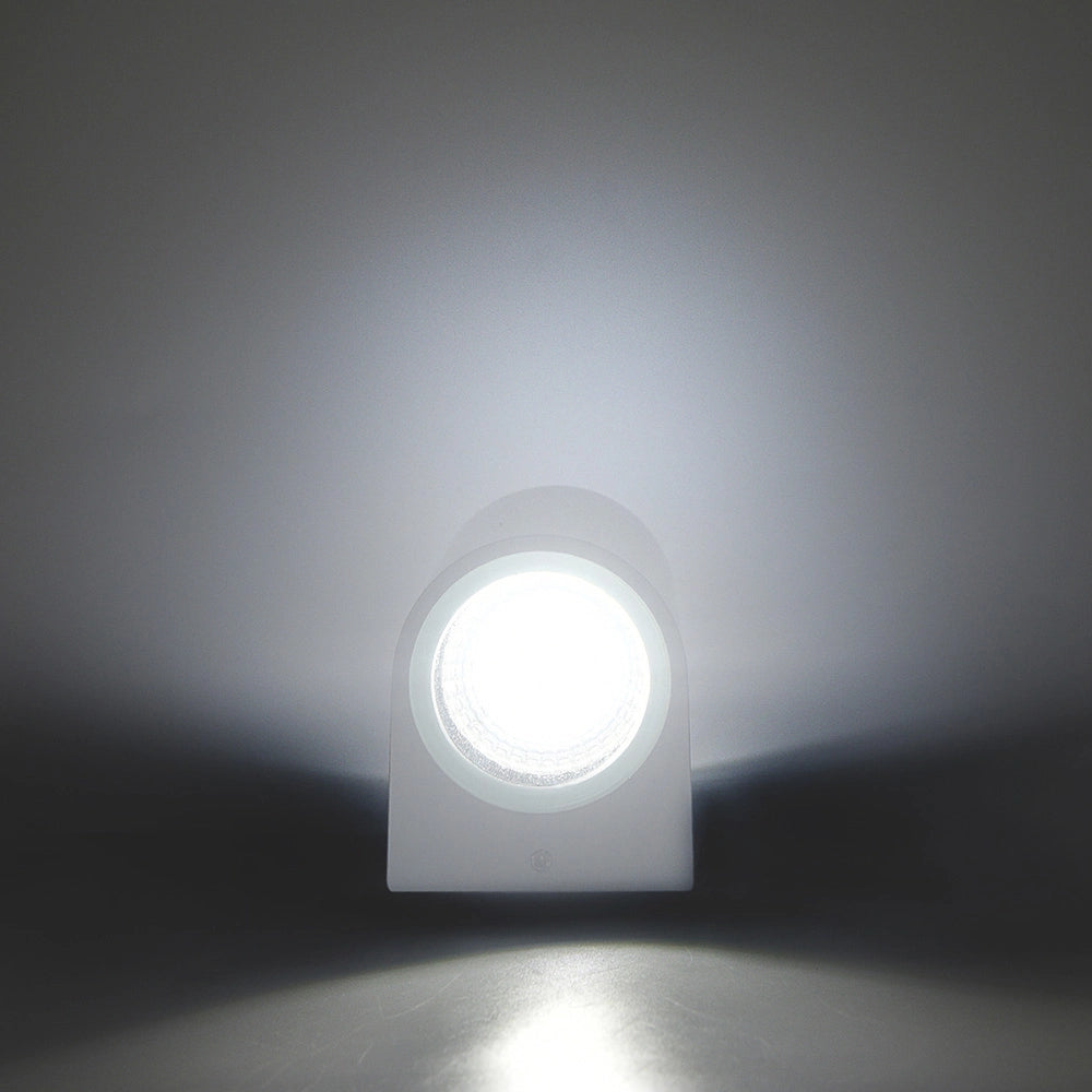 APPLIQUE LED 6W CON DOPPIA EMISSIONE LUMINOSA A LUCE FREDDA 6500K° - DESIGN CILINDRICO IN ALLUMINIO PER ESTERNI IP65