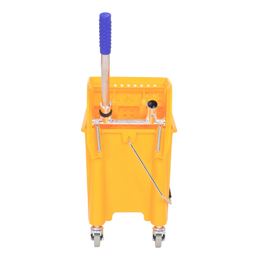 Secchio per Mop con Strizzatore e Ruote ¨C Zephmum ¨C Giallo 20L