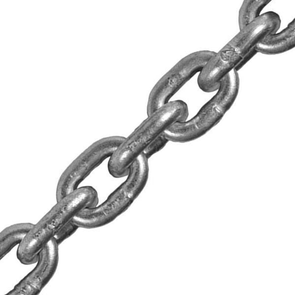 Rigamonti CGZB21 C02049EZ Catena Genovese Zincata in Bobina Diametro 5 mm Lunghezza 40 m Carico di Lavoro 300 Kg colore Acciaio