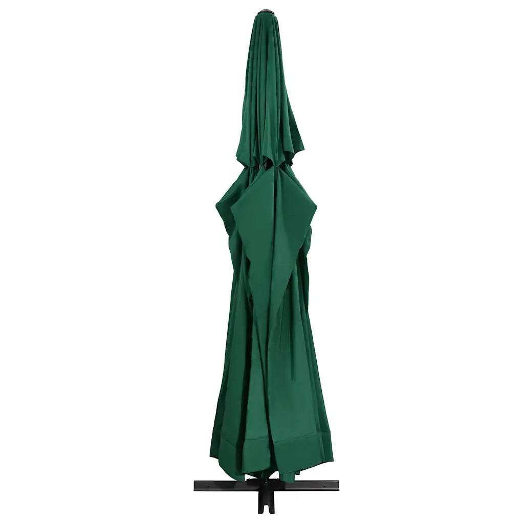 Ombrello | Parasolne da Giardino con Palo in Alluminio 600 cm Verde