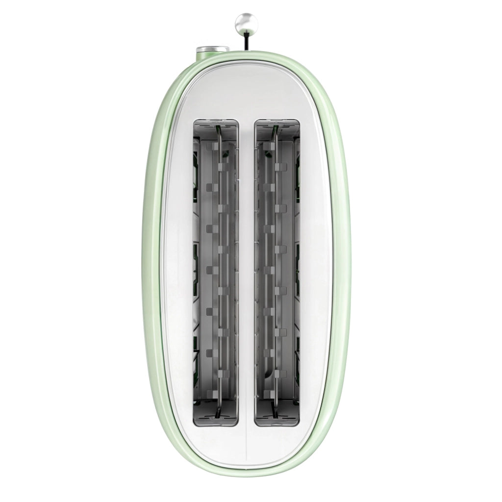 Tostapane vintage SWEISS GRV7 fette extra-large 38mm, 1500W, verde