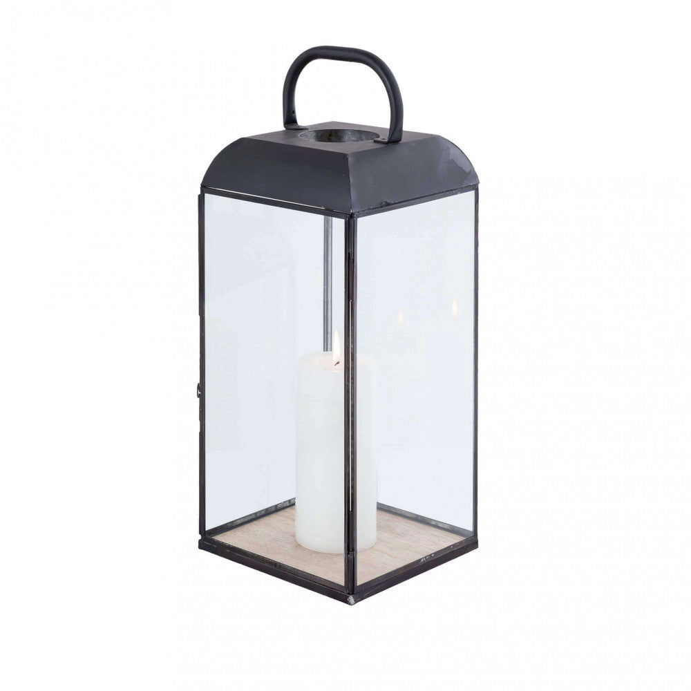 Lanterna Millicent Grande 19,5x19,5x54 h cm in Acciaio Antracite