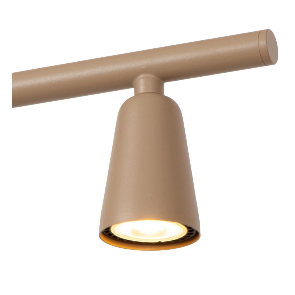 Lampada sospesa a barra TIANA 4xGU10 taupe Lucide