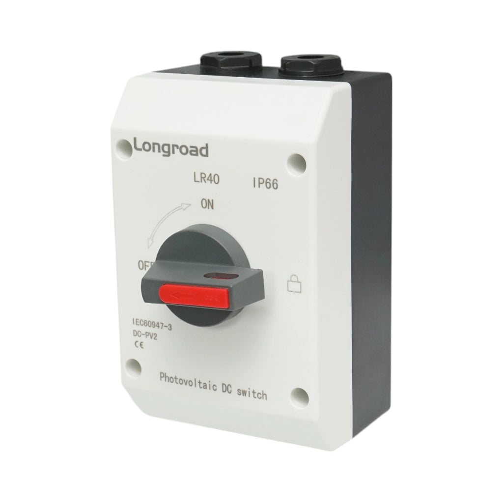 Sezionatore, interruttore LR40, 4P, 32A, 1000V per impianti fotovoltaici Longroad
