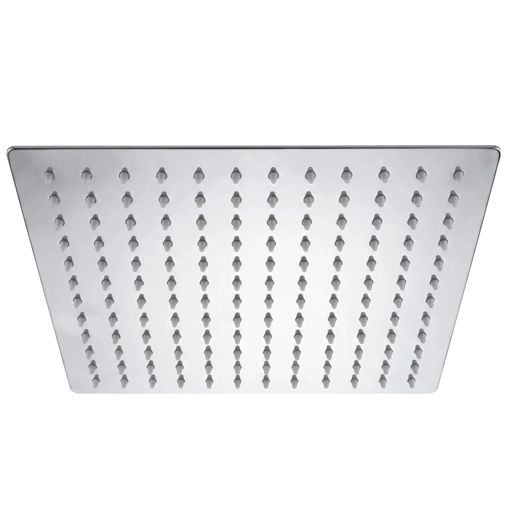 Soffione Doccia Quadrato Rea Js-p015 30cm Chrome