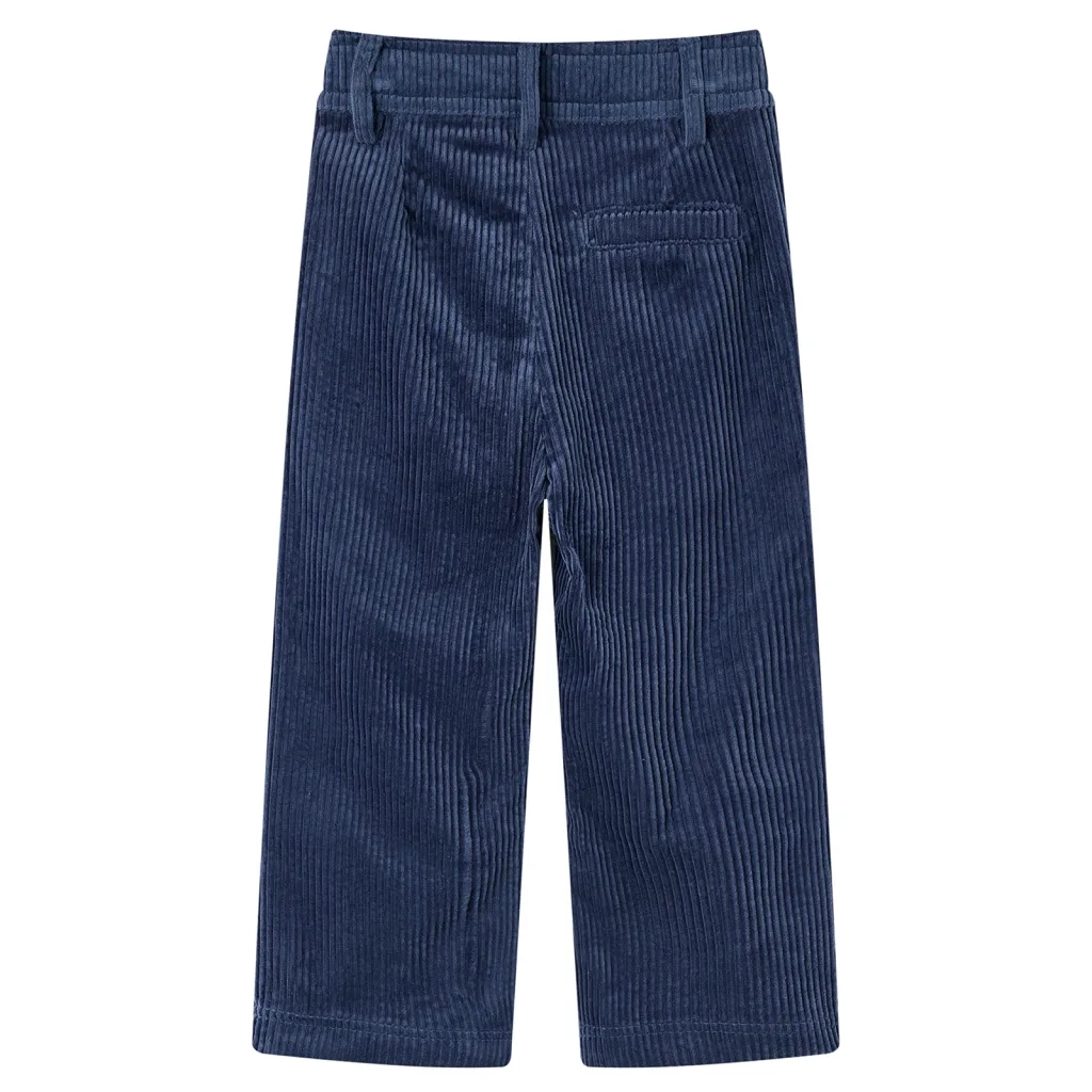 Pantaloni da Bambino in Velluto a Coste Blu Marino 92 CFW5845769