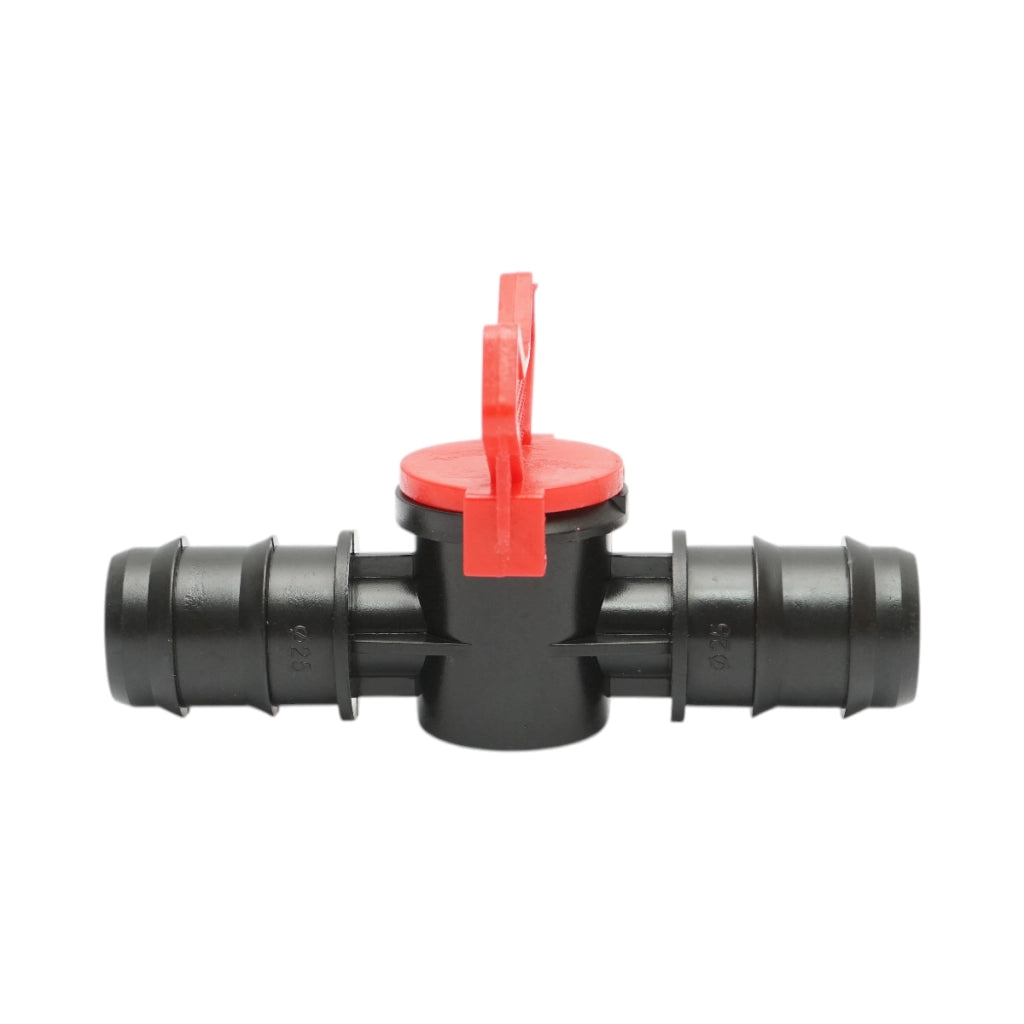 Rubinetto gocciolatore uguale 25x25 mm per sistemi di irrigazione