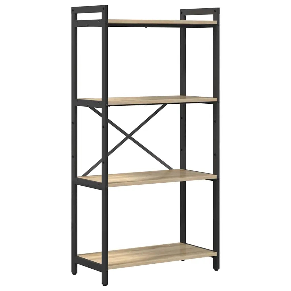 Libreria-Scaffale per Libri-Mobile di Stoccaggio Rovere Sonoma 40 x 30 x 85 cm Legno multistrato 595629