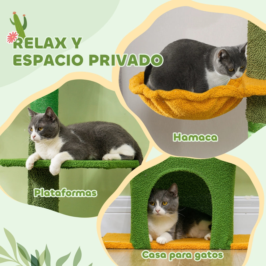 Albero per gatti ¨C zephmum ¨C Verde 230-275 cm