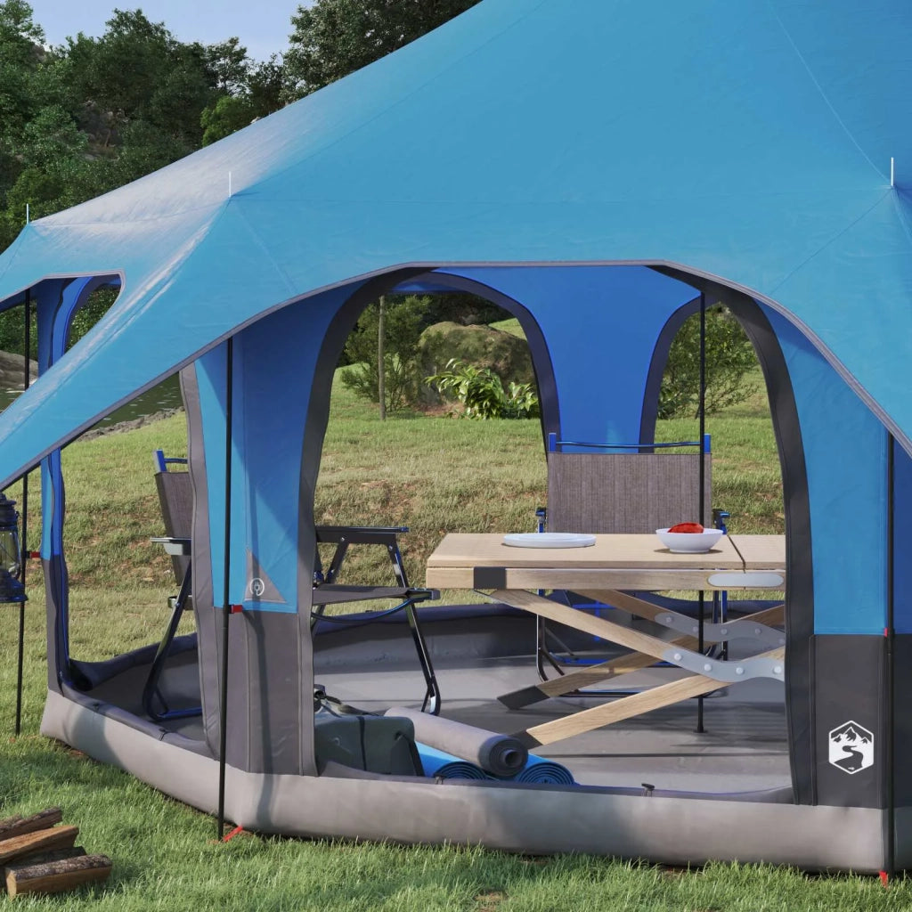 Tenda Familiare-Tenda da campeggio Blu 5 persone